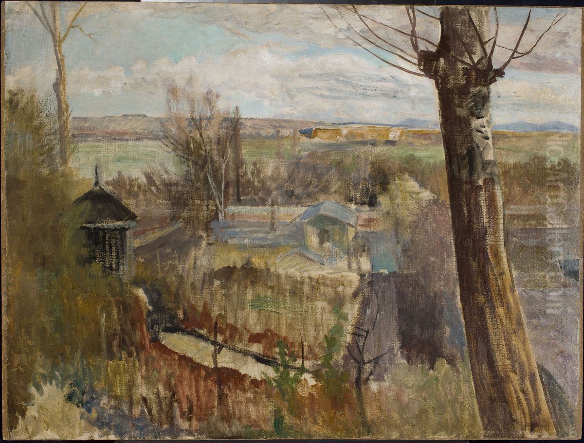 Landscape from Salwator Oil Painting by Jacek Malczewski