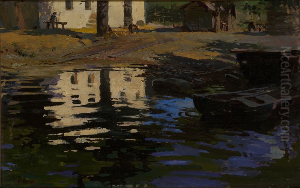 Reflection Oil Painting by Feliks M. Wygrzywalski