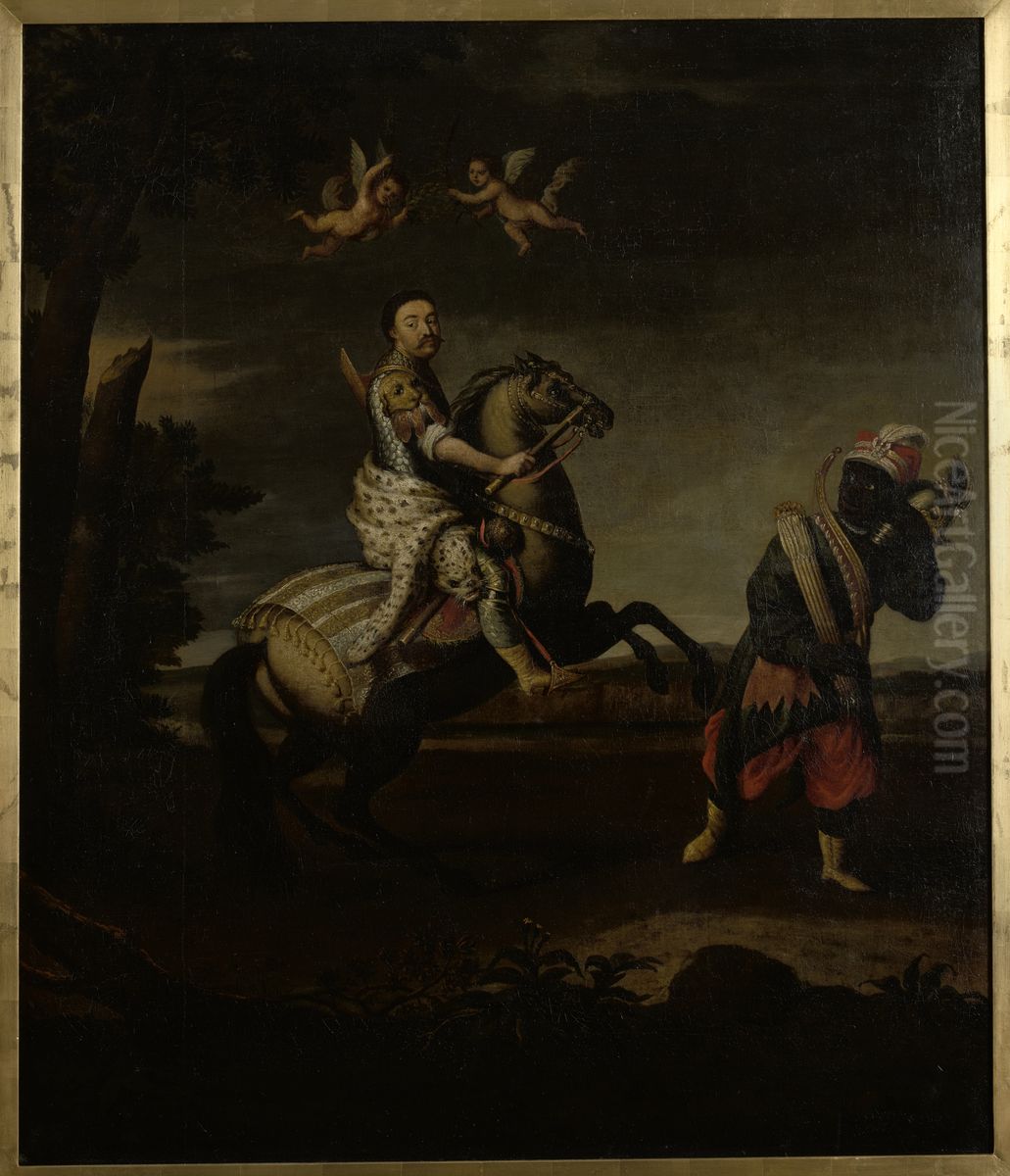 Apoteoza Jana III Sobieskiego (1629-1696) Oil Painting by unknown