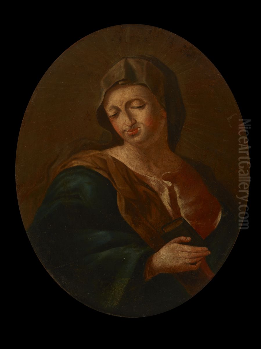 Mother of God Oil Painting by unknown
