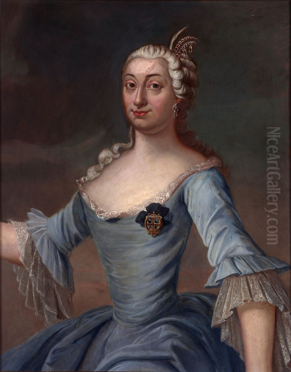 Portret Anny Ludwiki z Mycielskich Radziwillowej Oil Painting by unknown