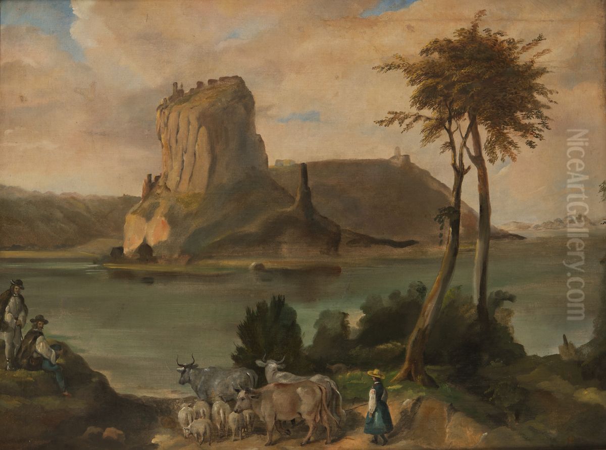 Landscape from Brittany Oil Painting by Aleksander Titz