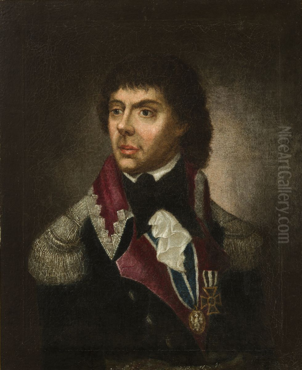 Portret Tadeusza Kosciuszki Oil Painting by Josef Grassi
