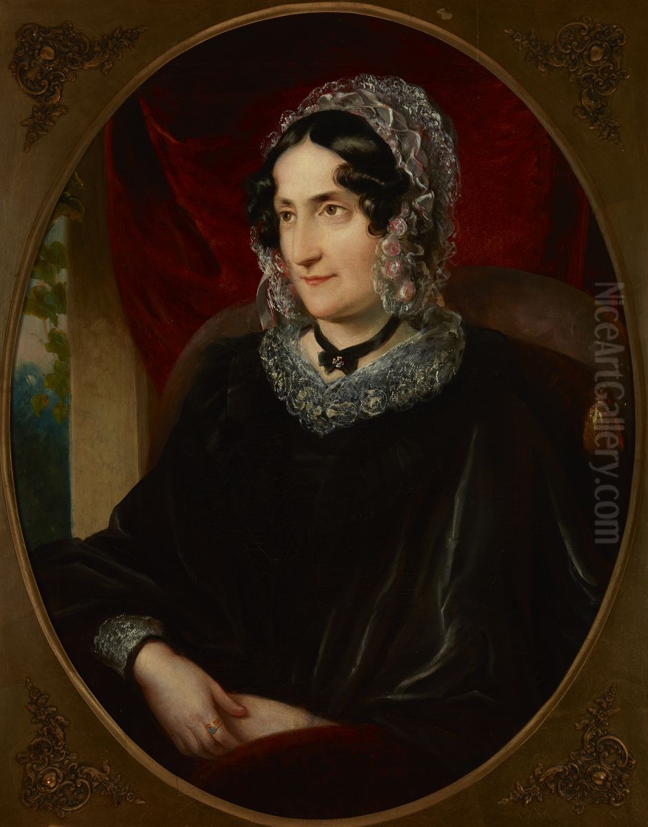 Portrait of Julia Leo Oil Painting by Franciszek Ksawery Lampi