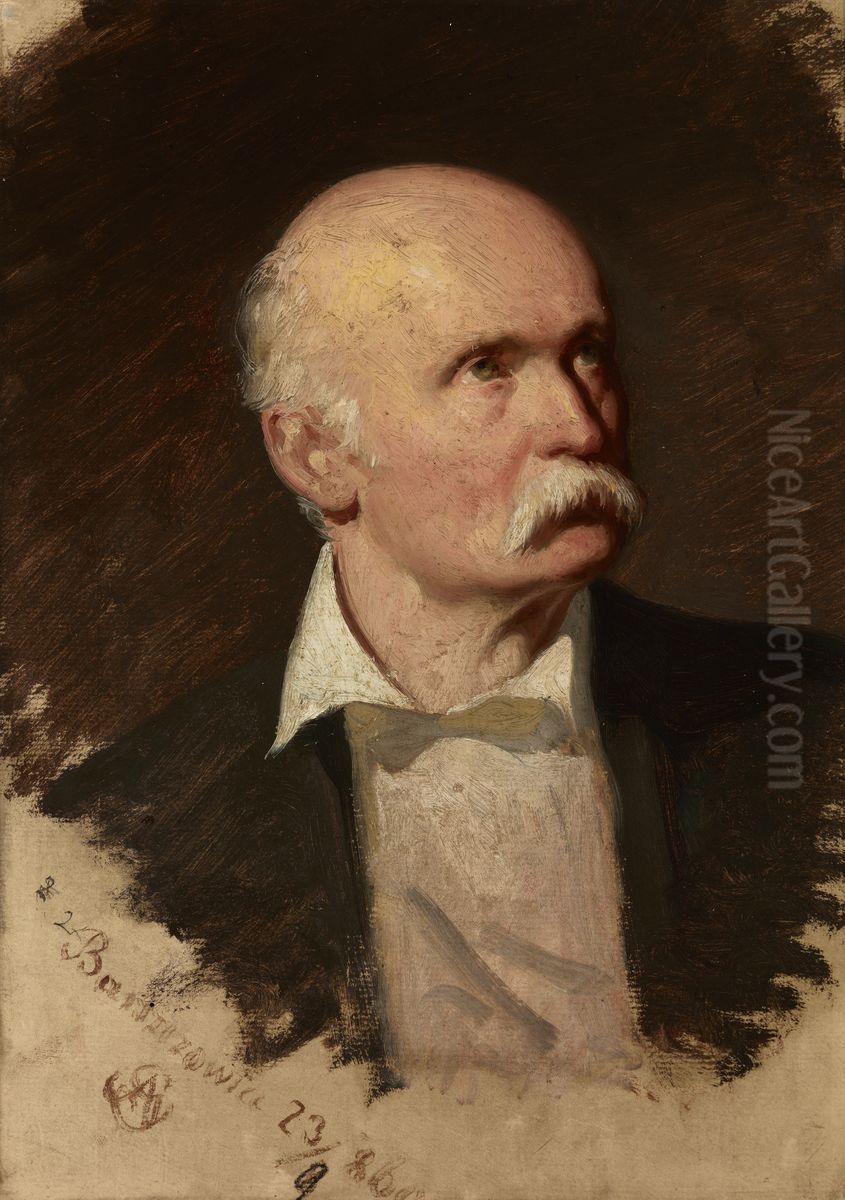 Portrait of Jan Kanty Maszkowski Oil Painting by Artur Grottger