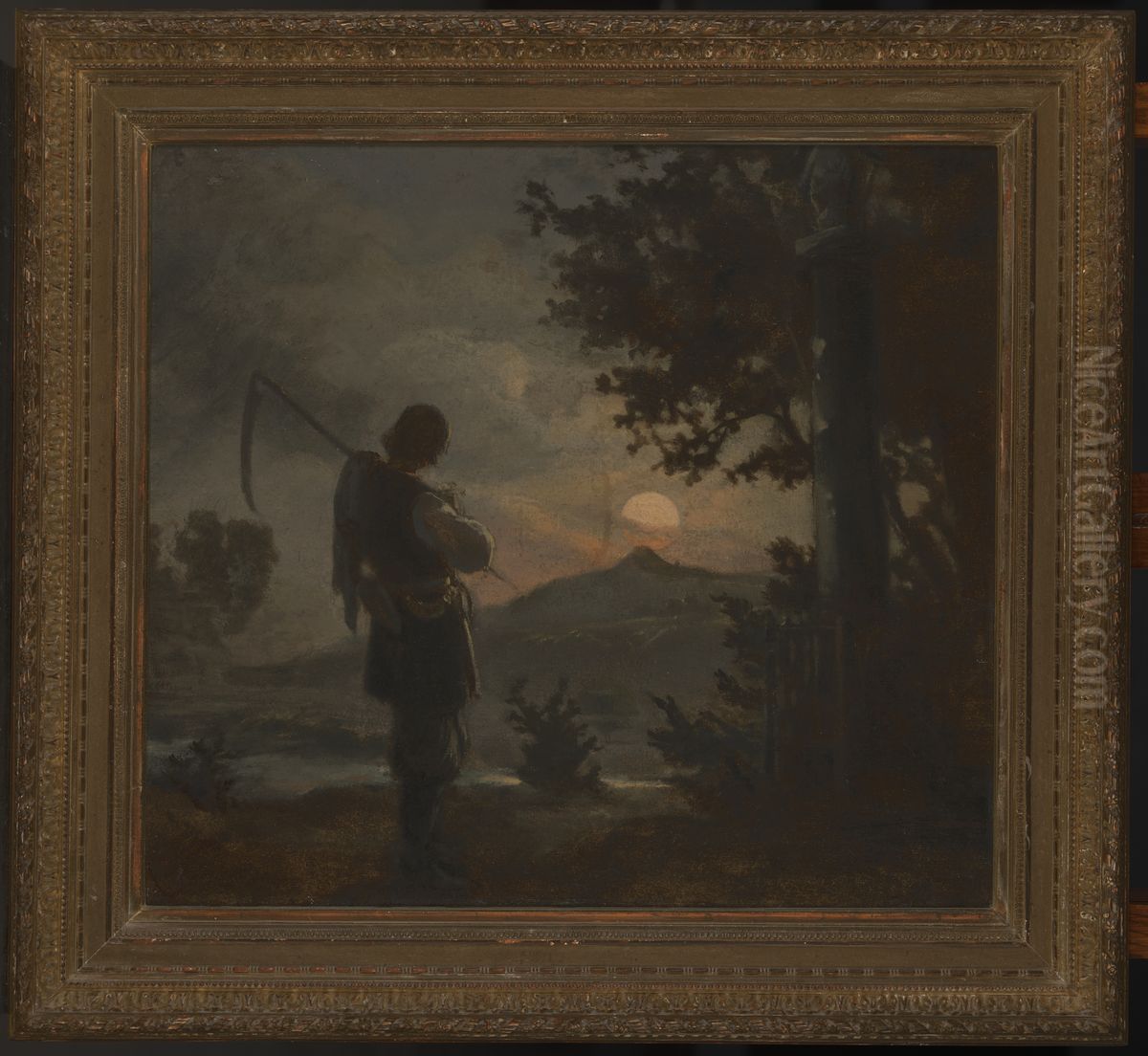 Haymaker Oil Painting by Aleksander Kotsis