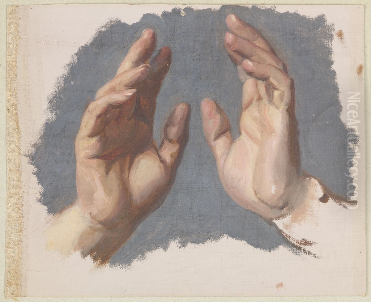 Study of Both Hands of the Bishop for the Painting 