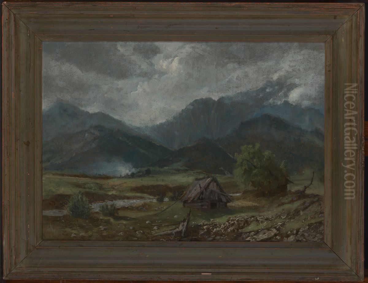 Mount Giewont Oil Painting by Aleksander Kotsis