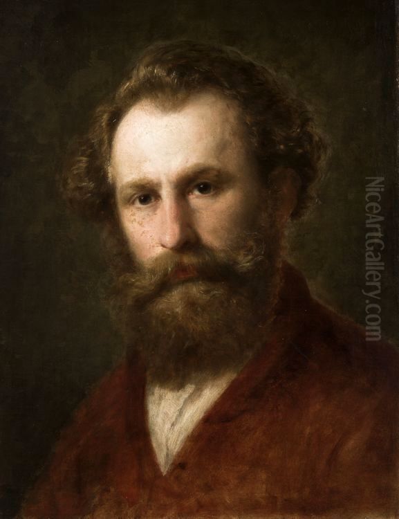 Self-portrait Oil Painting by Aleksander Kotsis