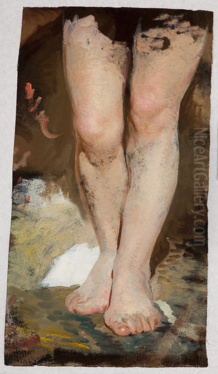Study of Legs (Phryne) to the Painting 