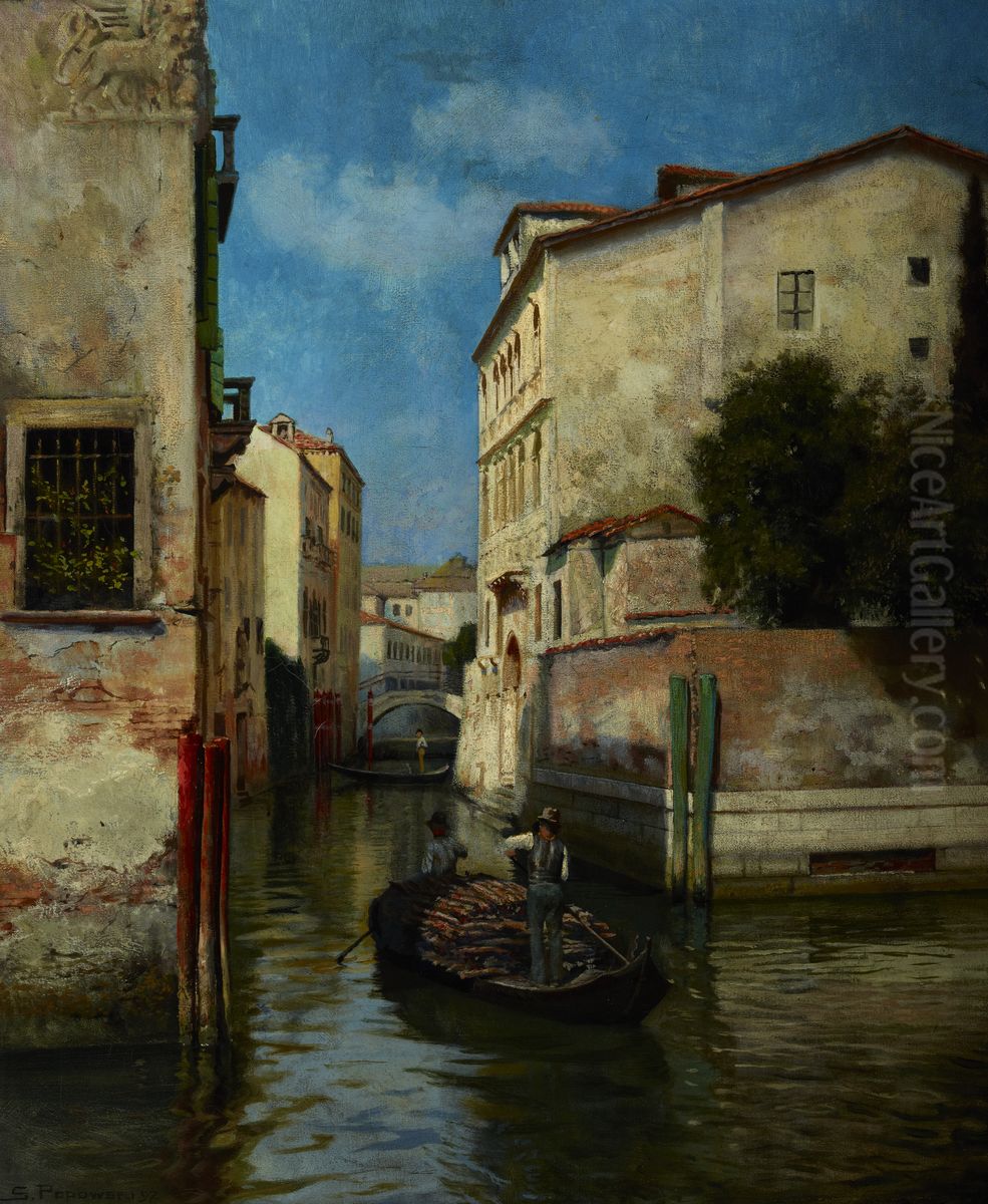 Venice Oil Painting by Stefan Popowski