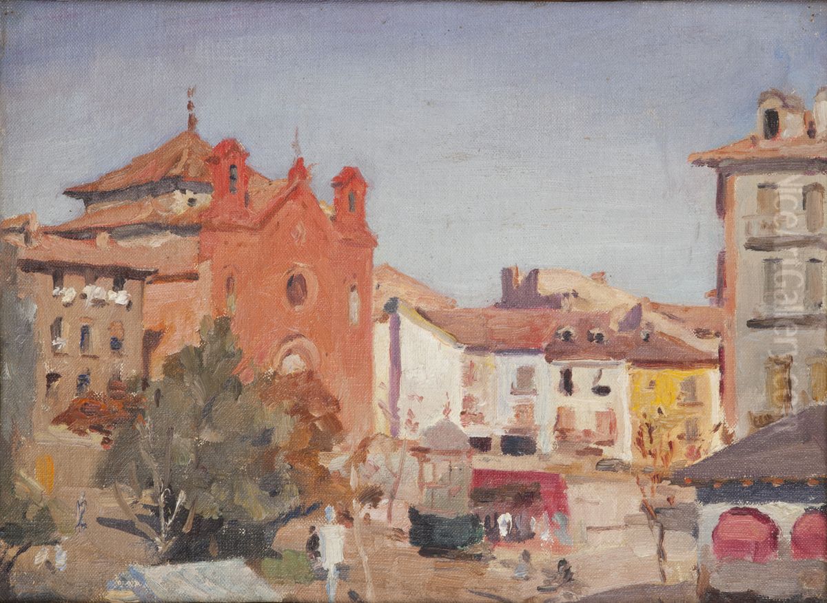 Valladolid Oil Painting by Jan Ciaglinski