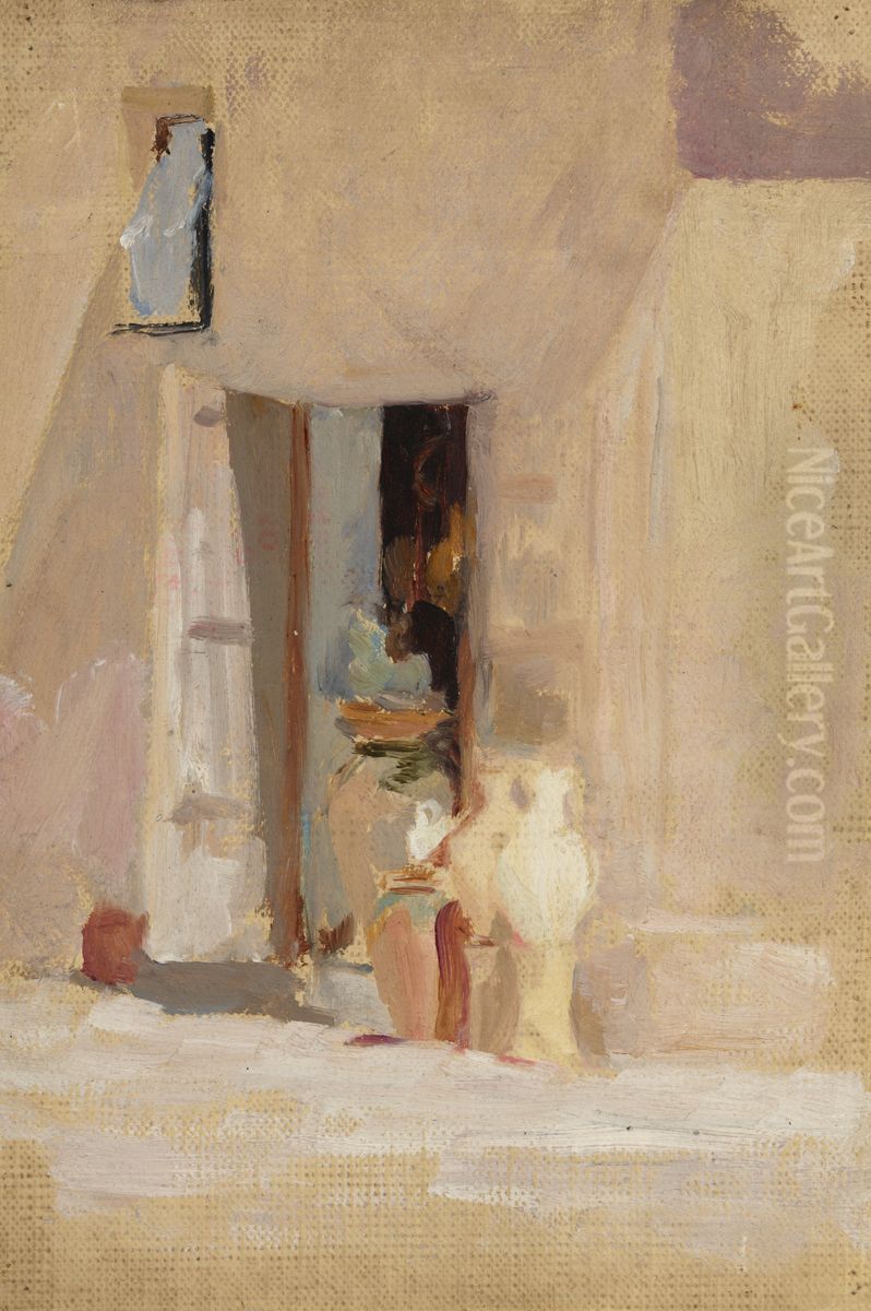 Spain (Elche) Oil Painting by Jan Ciaglinski