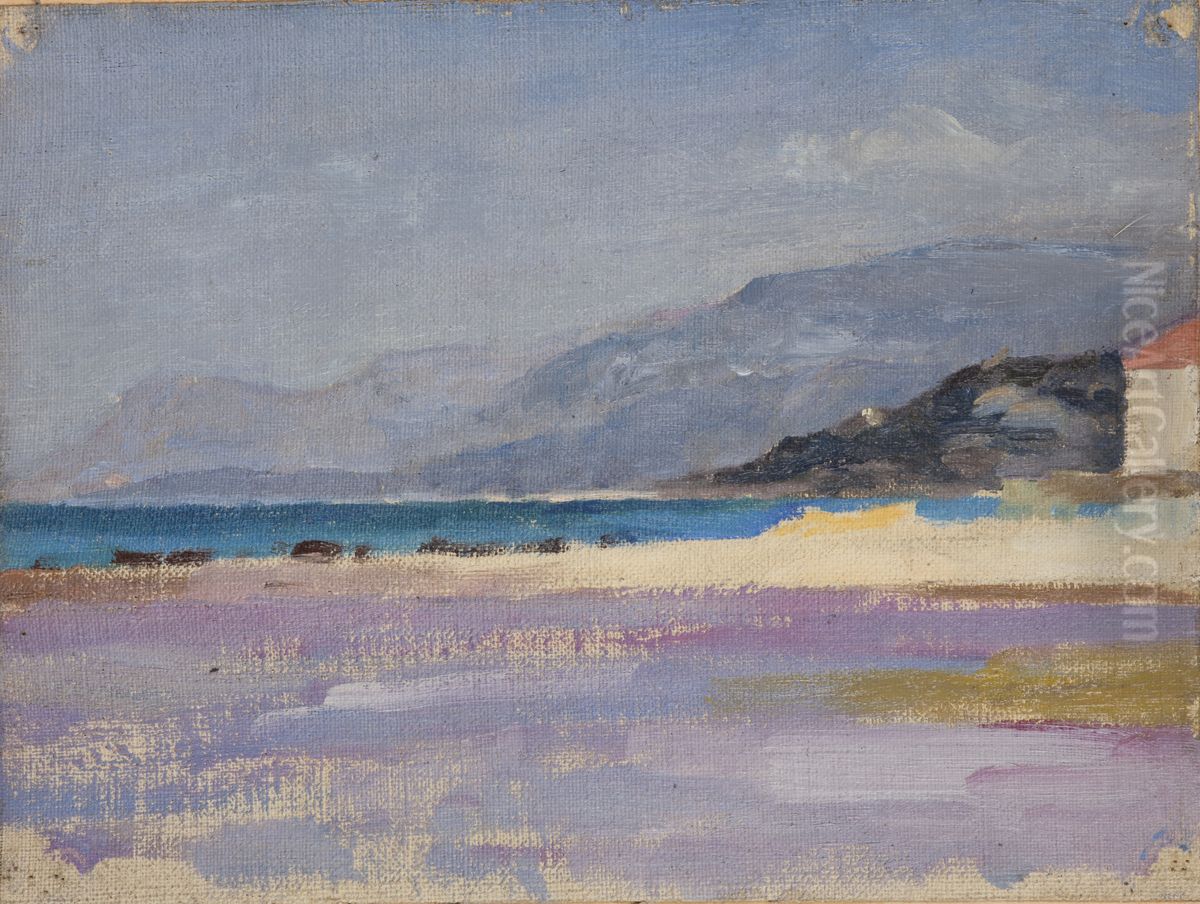 Italy (Ventimiglia) Oil Painting by Jan Ciaglinski