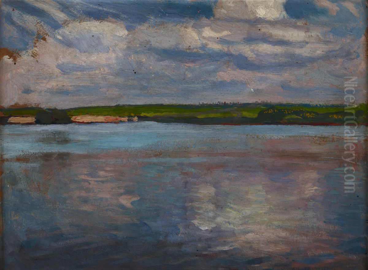 Water in the Sun Oil Painting by Jan Stanislawski