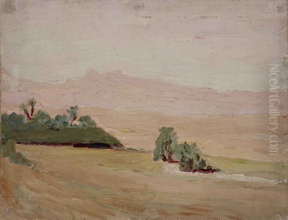 Desert Oil Painting by Jan Ciaglinski