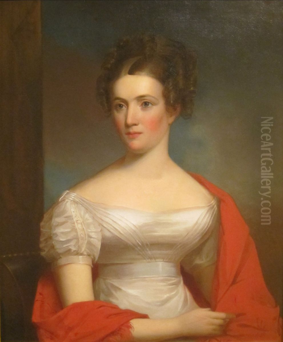 Mrs. Pierre Louis Laguerenne Oil Painting by Jacob Eichholtz