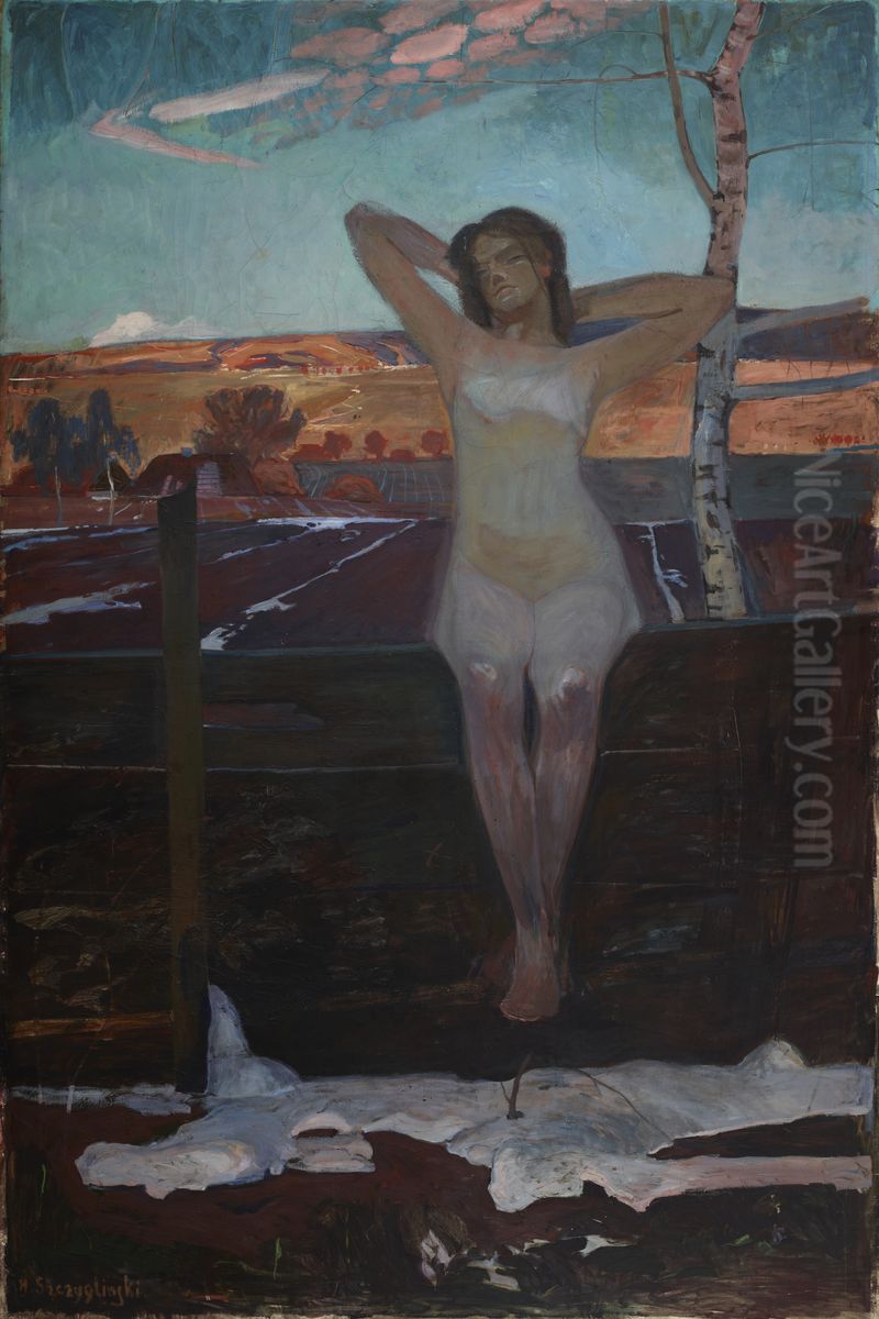 Spring Oil Painting by Henryk Szczyglinski
