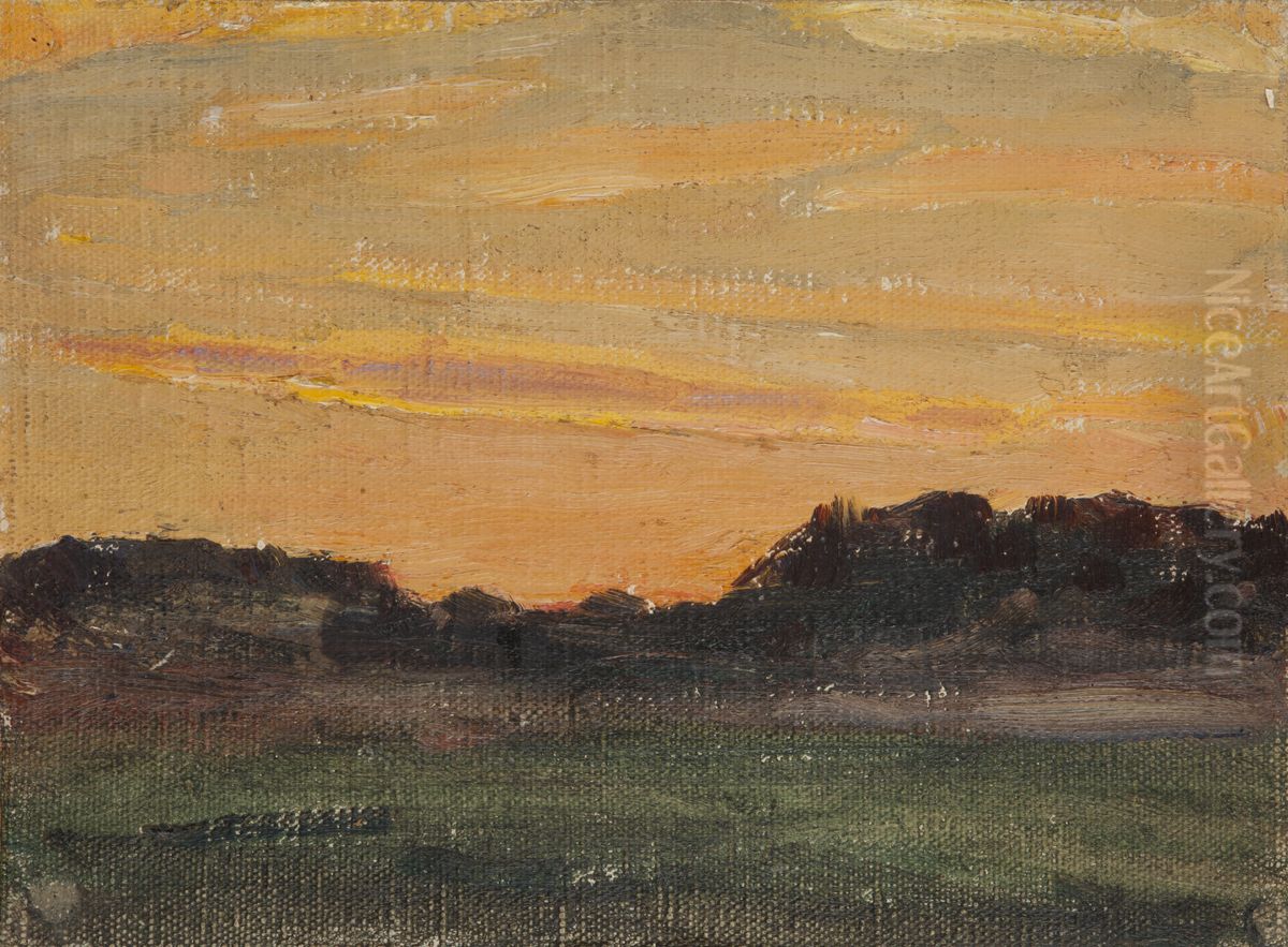 Northern Studies (The White Night) Oil Painting by Jan Ciaglinski