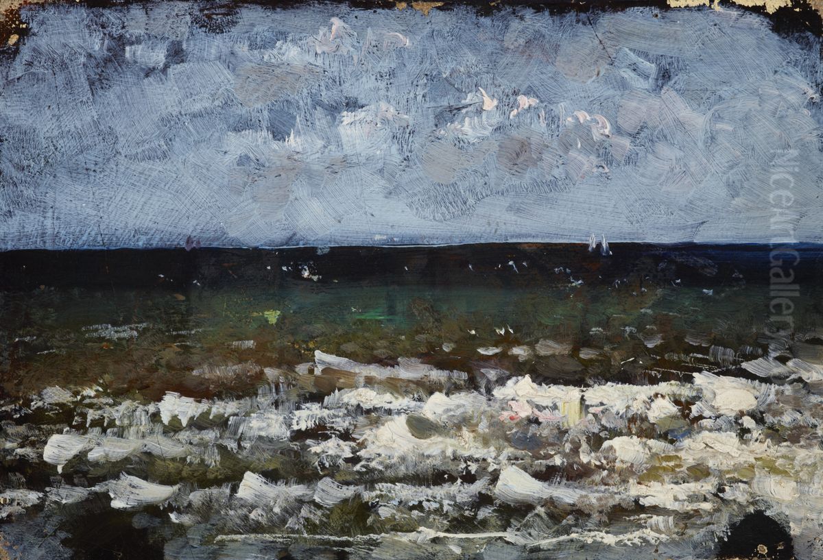 Morze Oil Painting by Maria Dulebianka