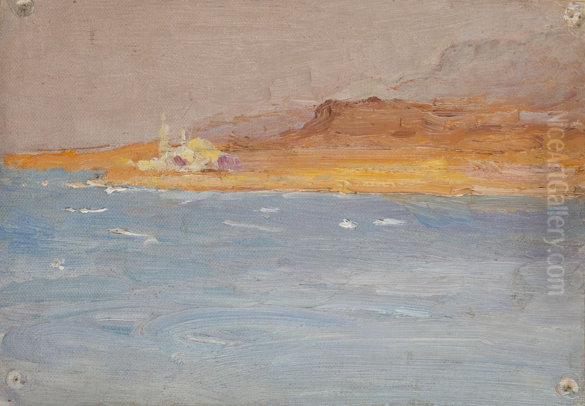 Crete Oil Painting by Jan Ciaglinski