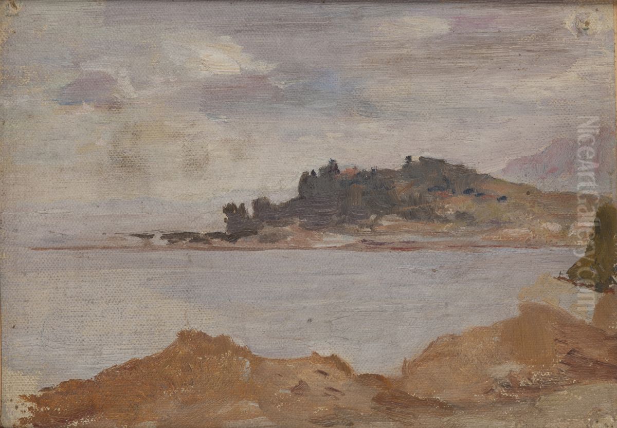 Corfu Oil Painting by Jan Ciaglinski