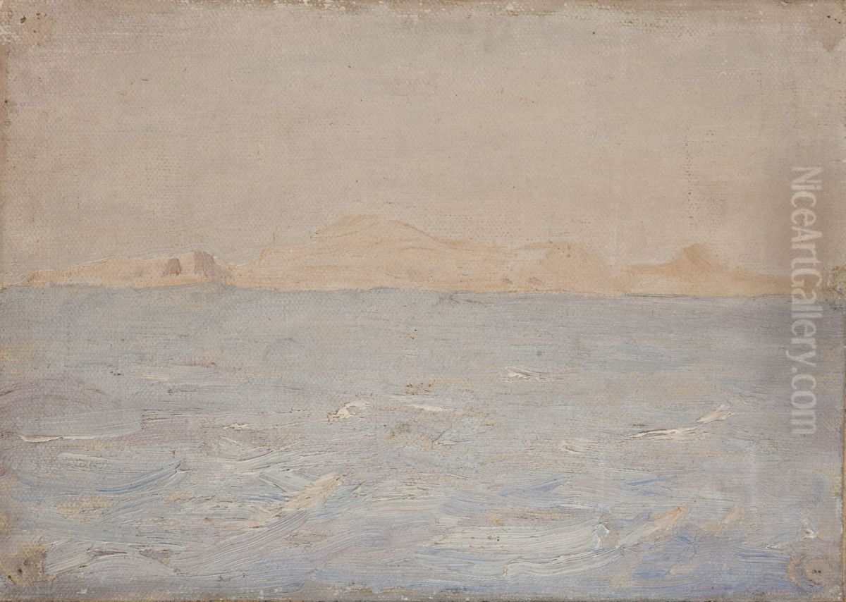 Malta (View from a Ship) Oil Painting by Jan Ciaglinski