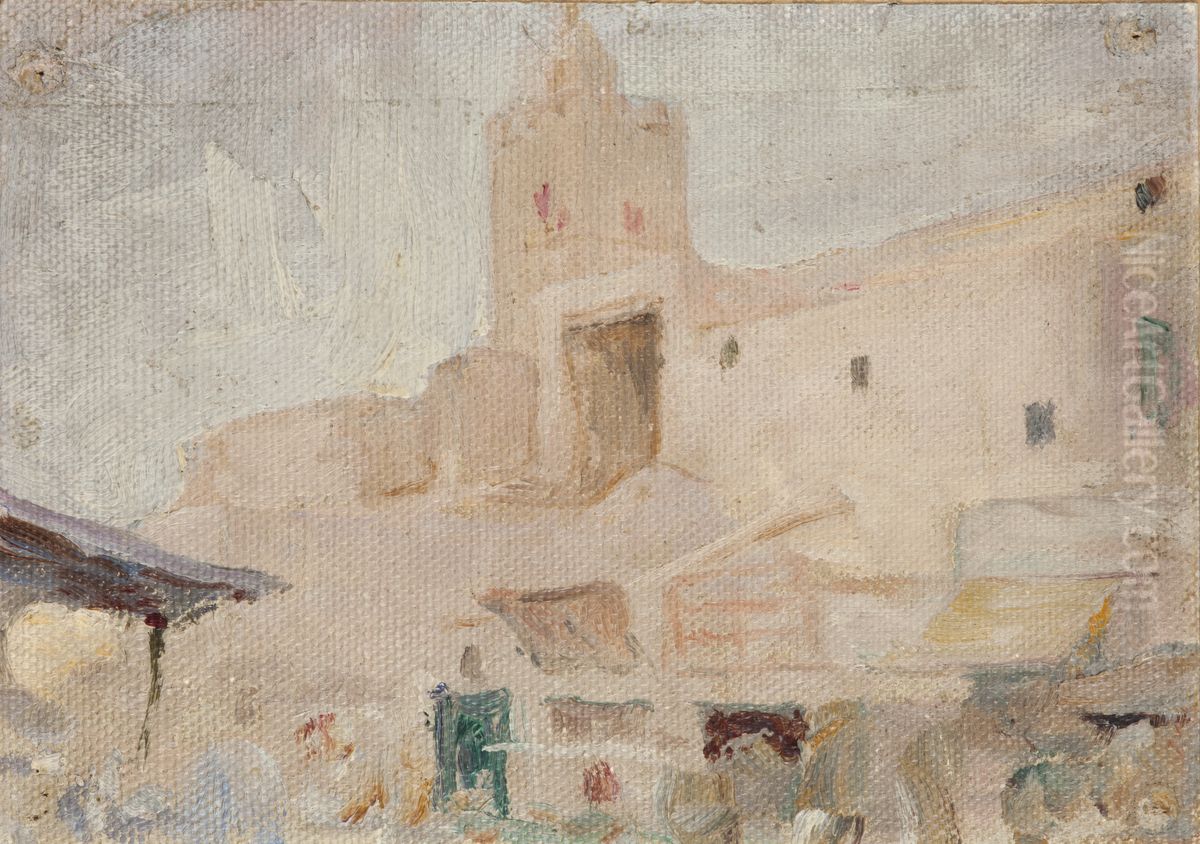 Kairouan Oil Painting by Jan Ciaglinski