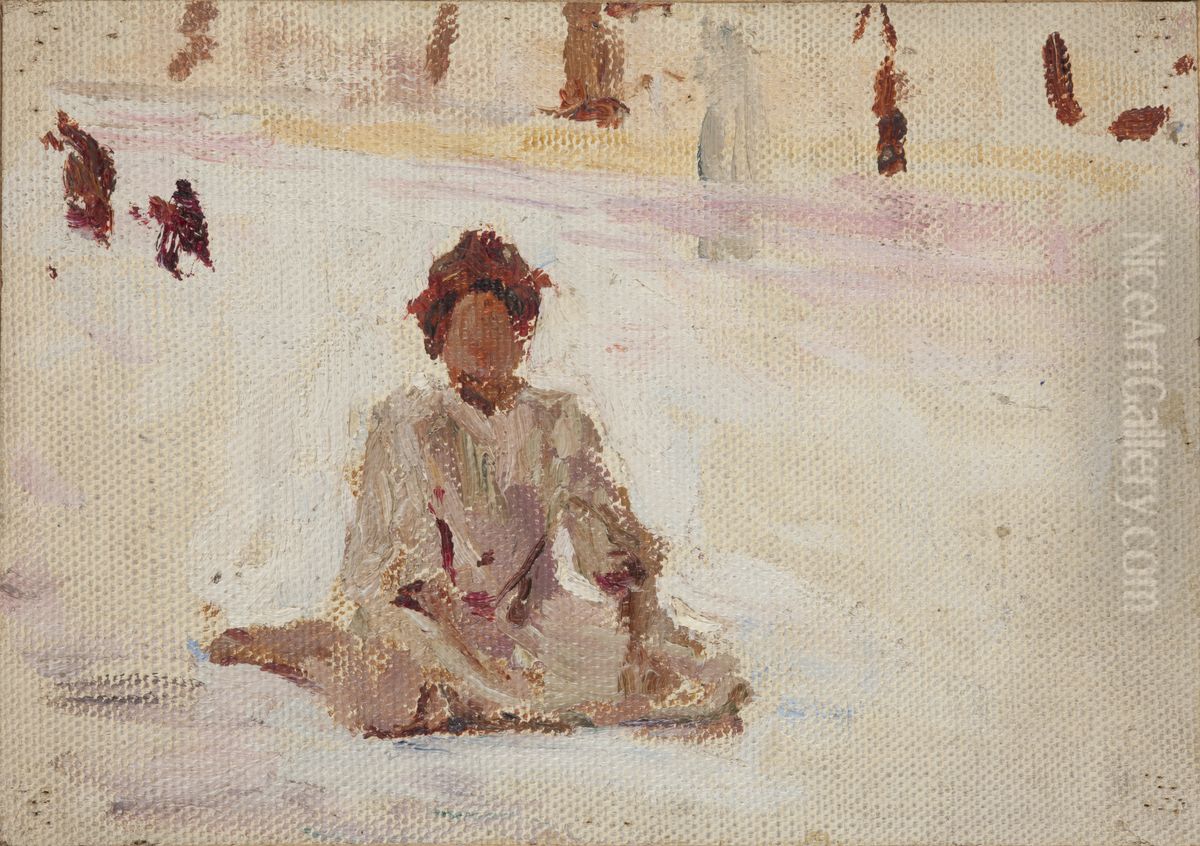 Kairouan (An Arab) Oil Painting by Jan Ciaglinski