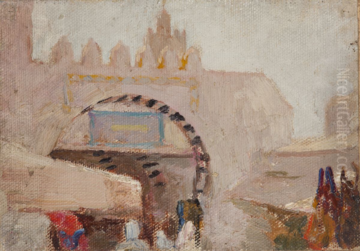 Kairouan Oil Painting by Jan Ciaglinski