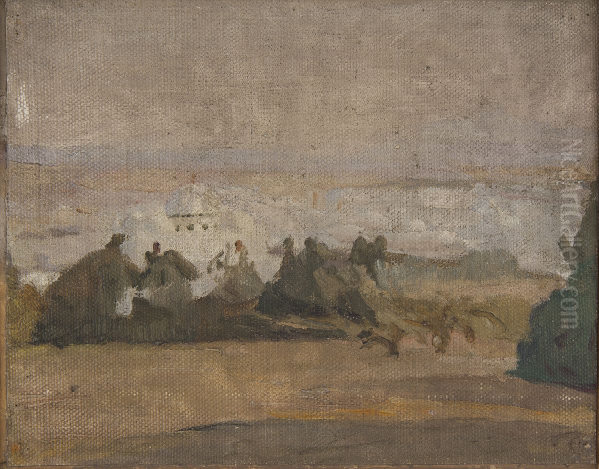 Tunis Oil Painting by Jan Ciaglinski