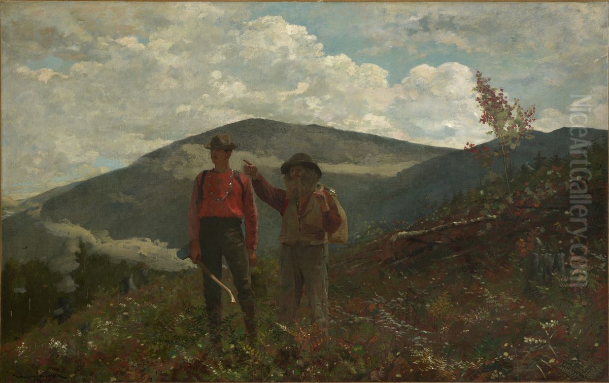 Two guides Oil Painting by Winslow Homer