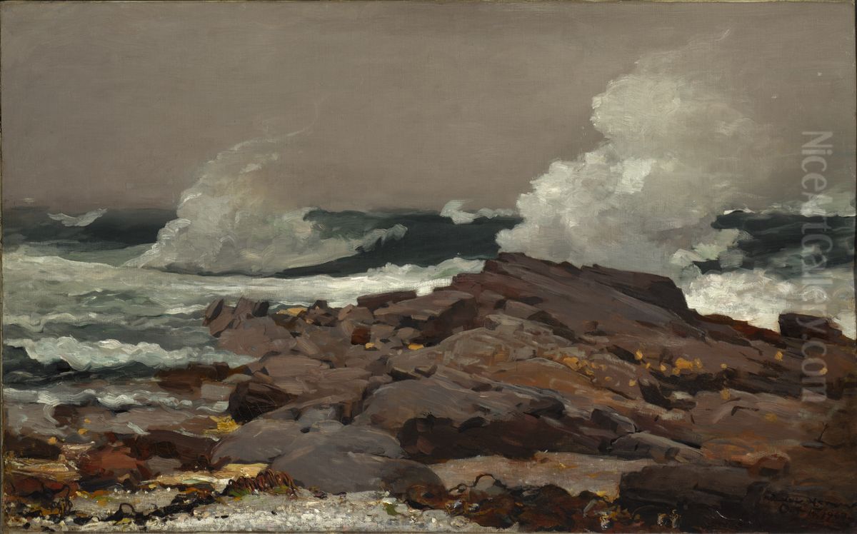 Eastern Point Oil Painting by Winslow Homer
