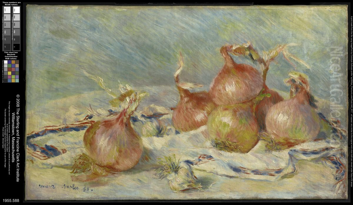 Onions Oil Painting by Pierre Auguste Renoir