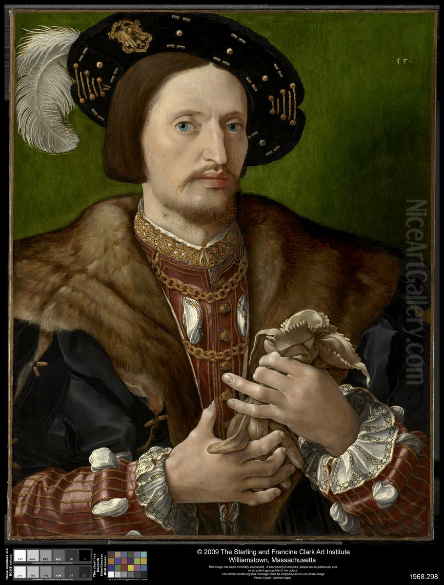 Portrait of a Gentleman Oil Painting by Jan Gossaert