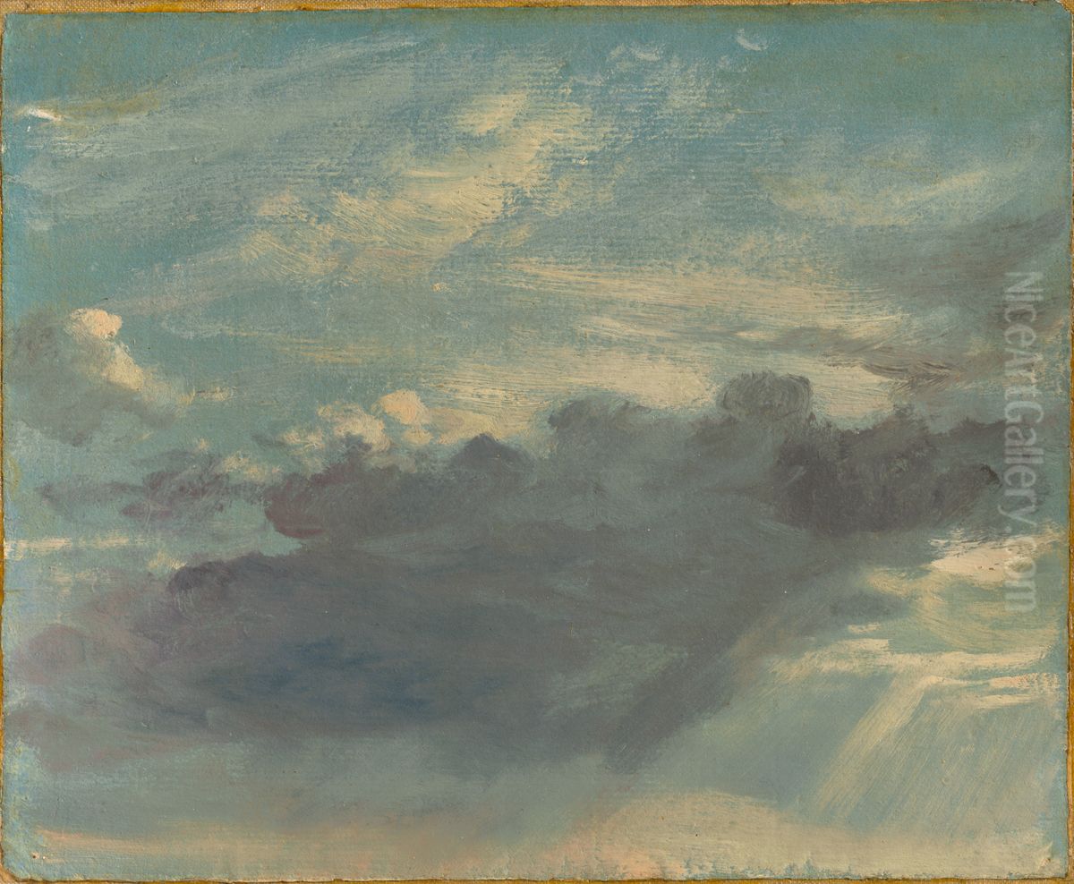 Cloud Study Oil Painting by John Constable