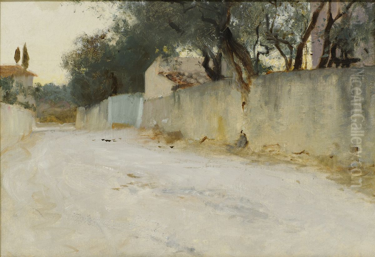 A Road in the South Oil Painting by John Singer Sargent
