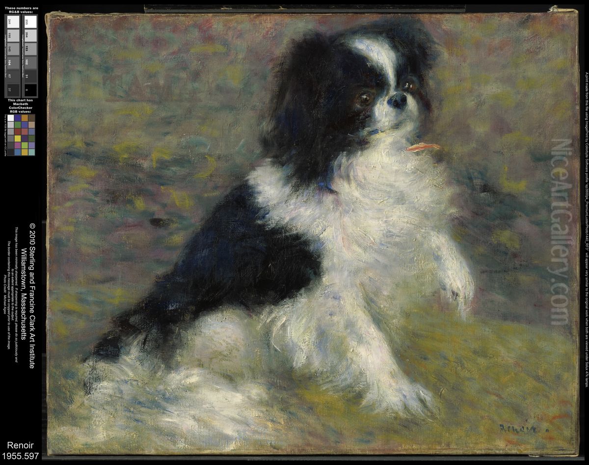 Tama, the Japanese Dog Oil Painting by Pierre Auguste Renoir