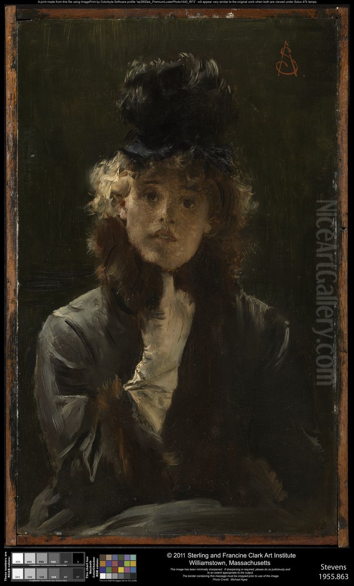 The Parisian Sphinx Oil Painting by Alfred Stevens