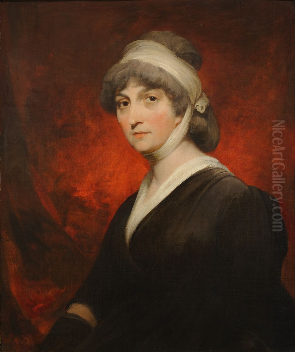 Portrait of Mrs. Henry Beaufoy Oil Painting by John Hoppner