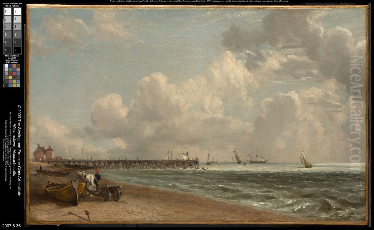 Yarmouth Jetty Oil Painting by John Constable