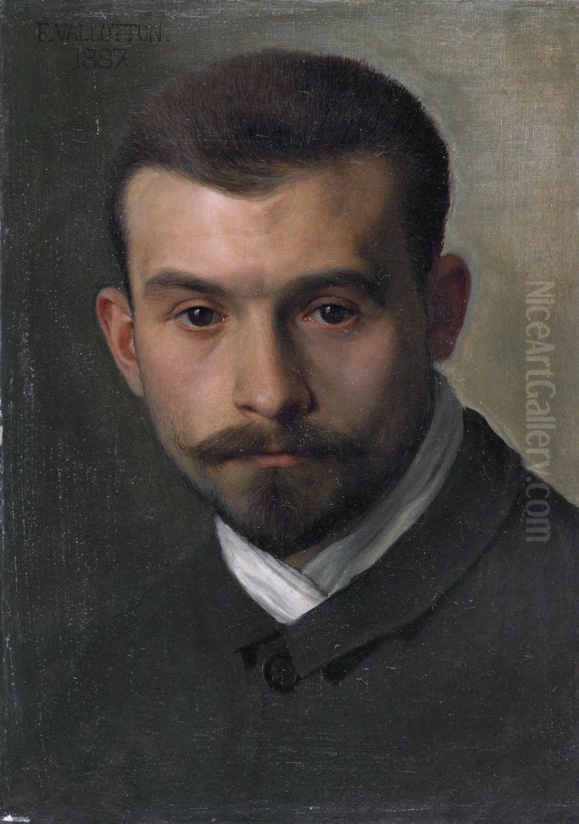 Portrait of Felix Jasinsky Oil Painting by Felix Vallotton