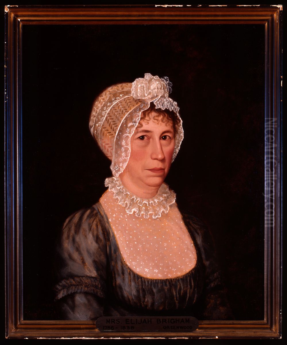 Sarah Ward Brigham Oil Painting by Ethan Allen Greenwood