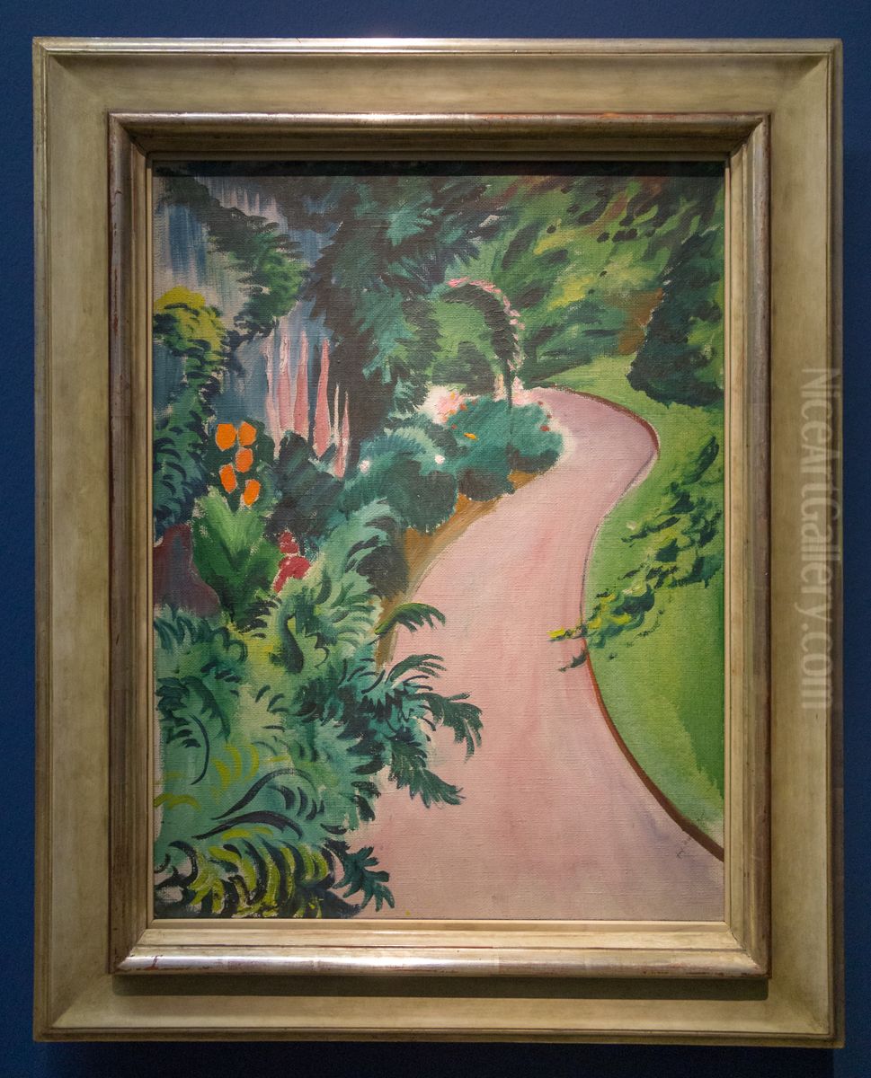 Gartenweg Oil Painting by August Macke