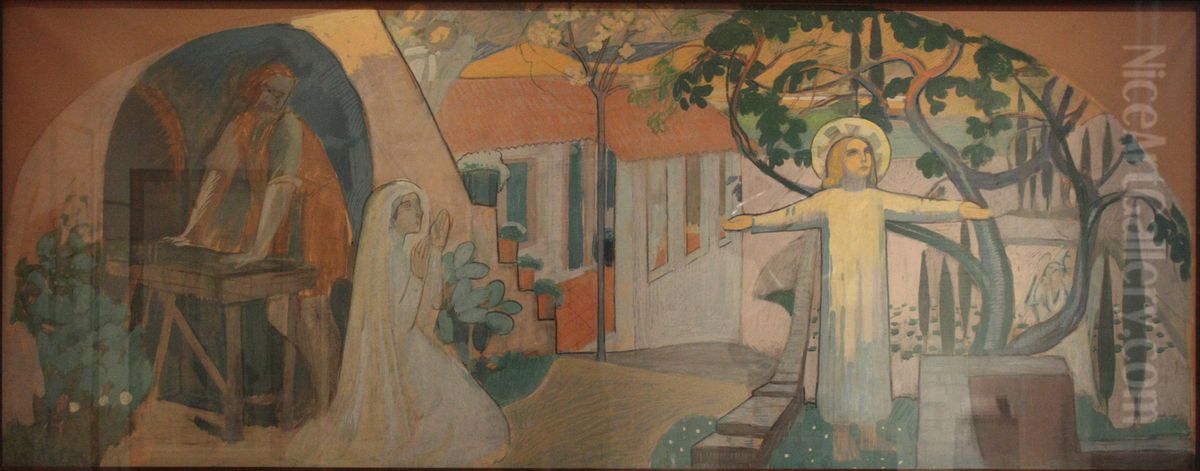 L'Enfance du Christ Oil Painting by Maurice Denis