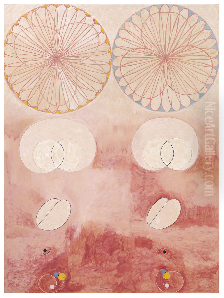 The Ten Largest, No. 9, Old Age Oil Painting by Hilma af Klint