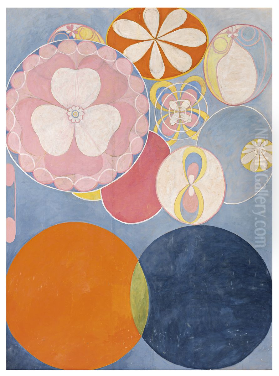 The Ten Largest, No. 2, Childhood Oil Painting by Hilma af Klint