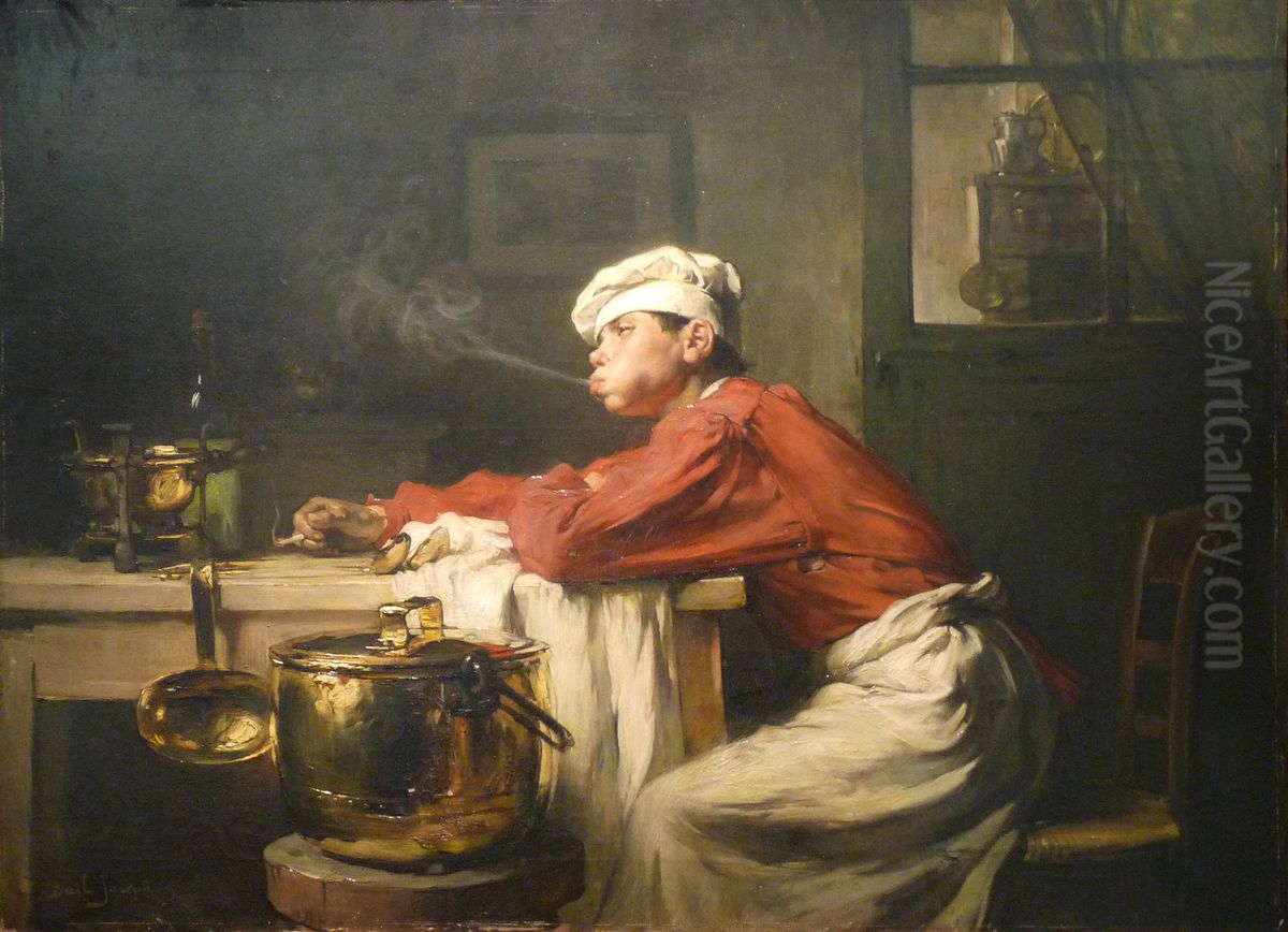 Farniente Oil Painting by Joseph Bail