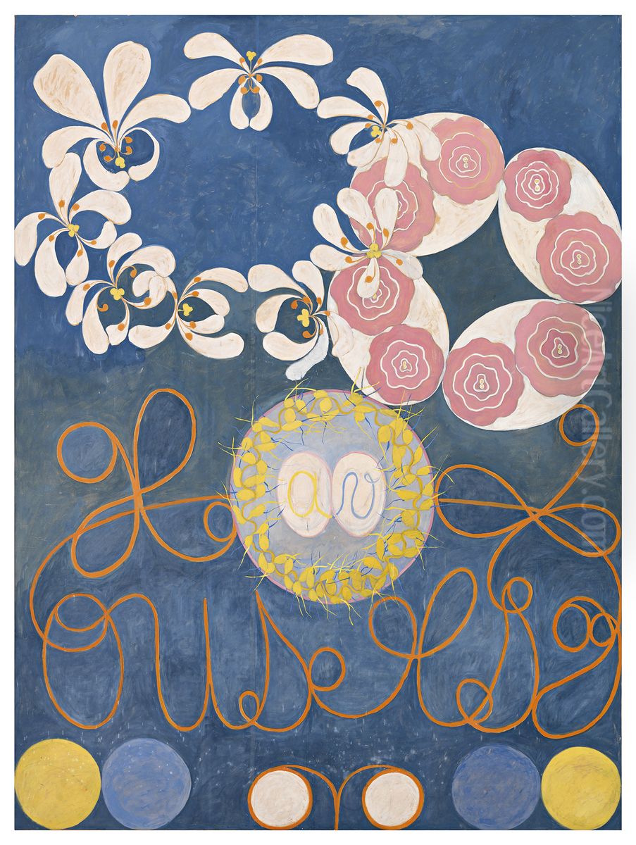 The Ten Largest, No. 1, Childhood Oil Painting by Hilma af Klint