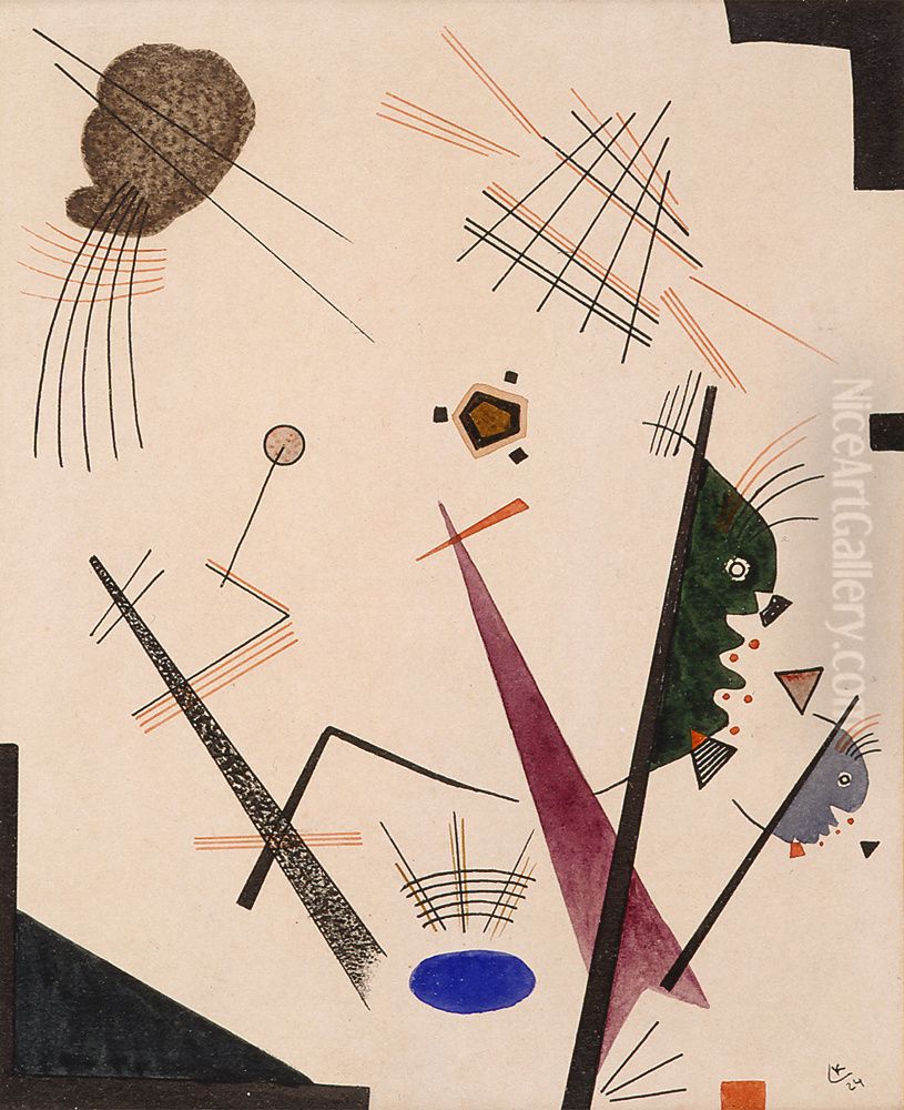 Composition (1924) Oil Painting by Wassily Kandinsky